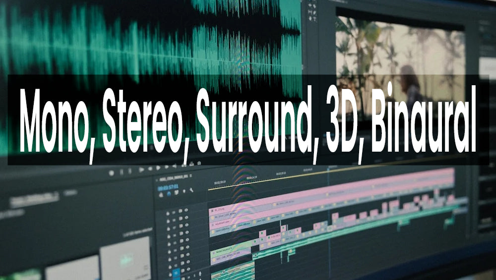 Todos os diferentes tipos de sons explicados - Mono, Estéreo, Surround, 3D, Binaural e muito mais!