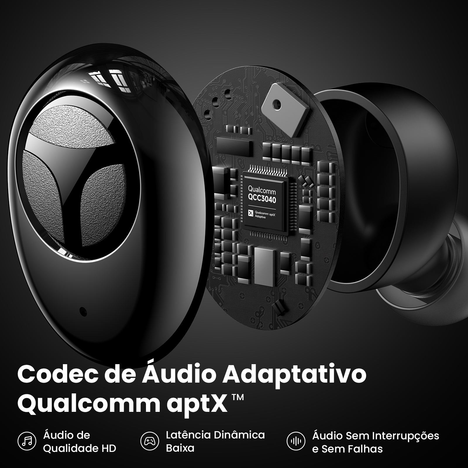 Tranya T6 fones de ouvido bluetooth sem fio
