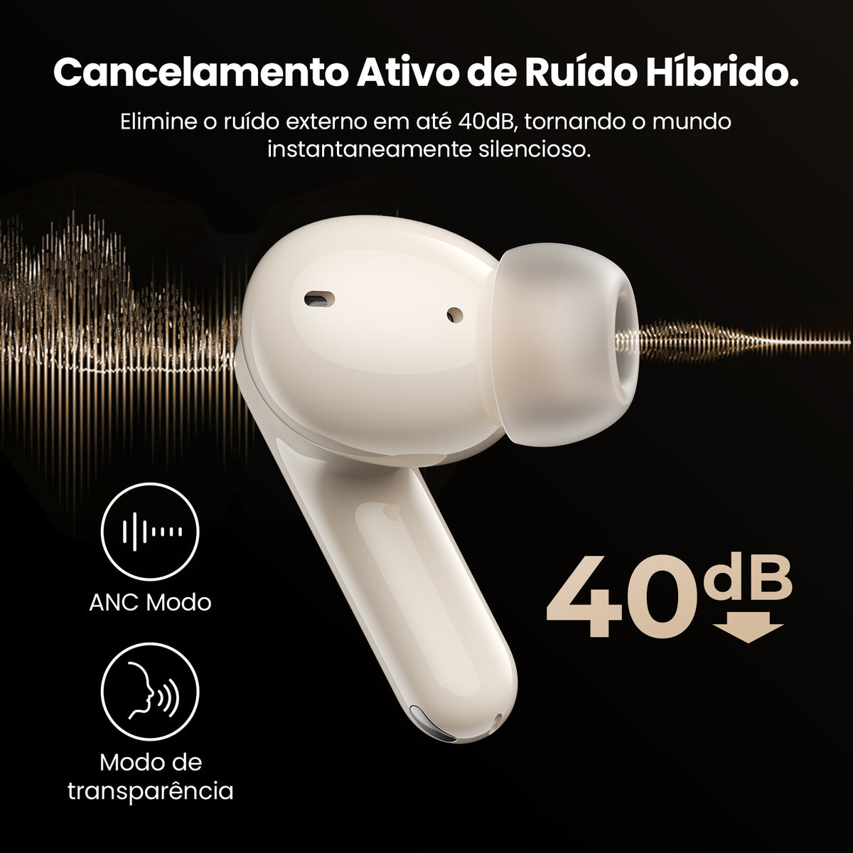 Tranya Nova Lite fones de ouvido bluetooth sem fio