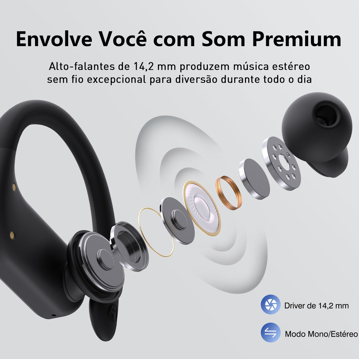 Tranya X5 fones de ouvido bluetooth sem fio