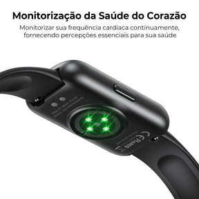 Tranya ES11 Smart Band® Fitness Tracker, Rastreio Do Sono, 24 Modos Desportivos, Monitor Cardíaco E Oxigénio No Sangue