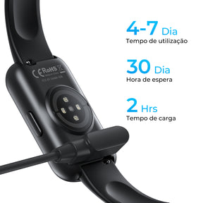 Tranya ES11 Smart Band® Fitness Tracker, Rastreio Do Sono, 24 Modos Desportivos, Monitor Cardíaco E Oxigénio No Sangue